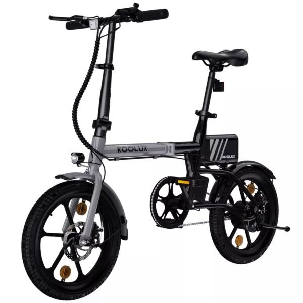 KOOLUX X1 16" Folding Electric Bike with 250W Motor, 36V 6.0Ah Battery, and 25-60km Range