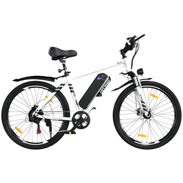 Aurora BK15 Electric Mountain Bike with 250W motor, 36V battery, and full suspension for smooth rides.