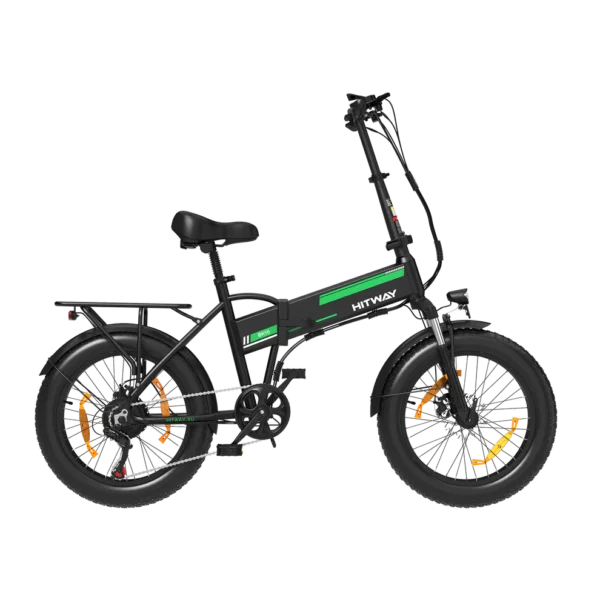 HITWAY BK10S Folding Electric Bike with 250W Motor, 25 km/h Speed, and 95 km Range