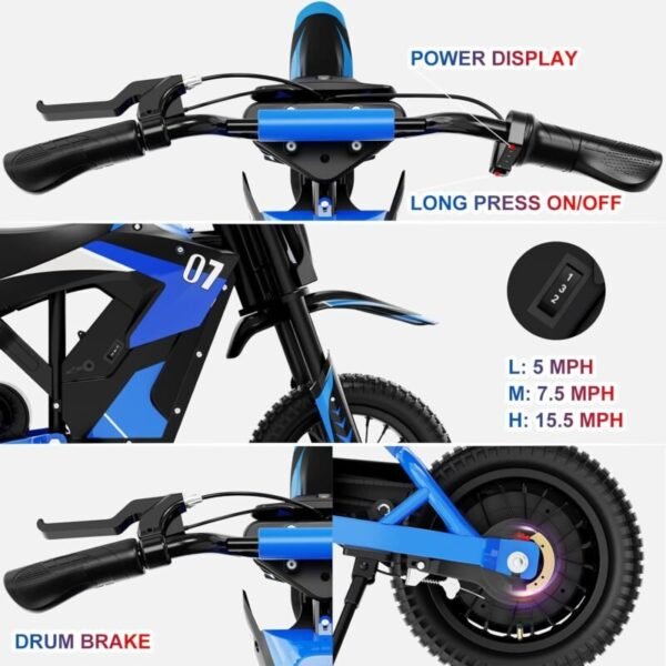 EVERCROSS EV12M Kids Electric Dirt Bike for kids - Image 5