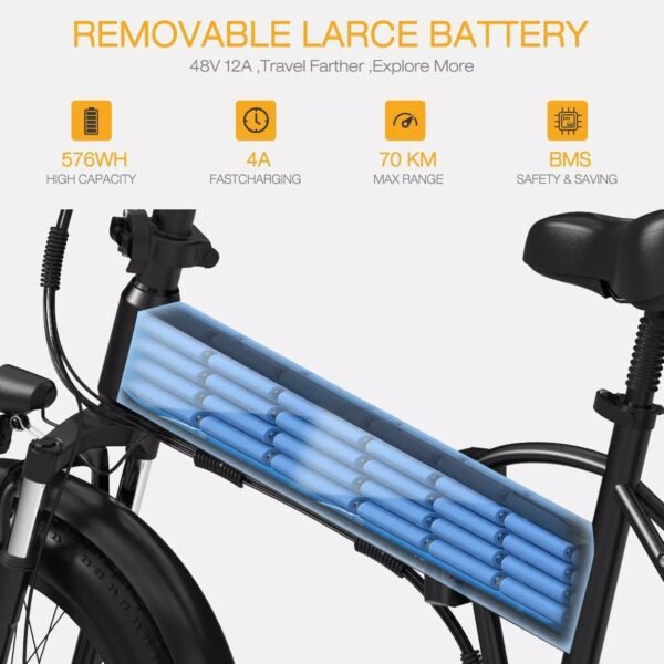 BK10S Folding Electric Bike - Image 5