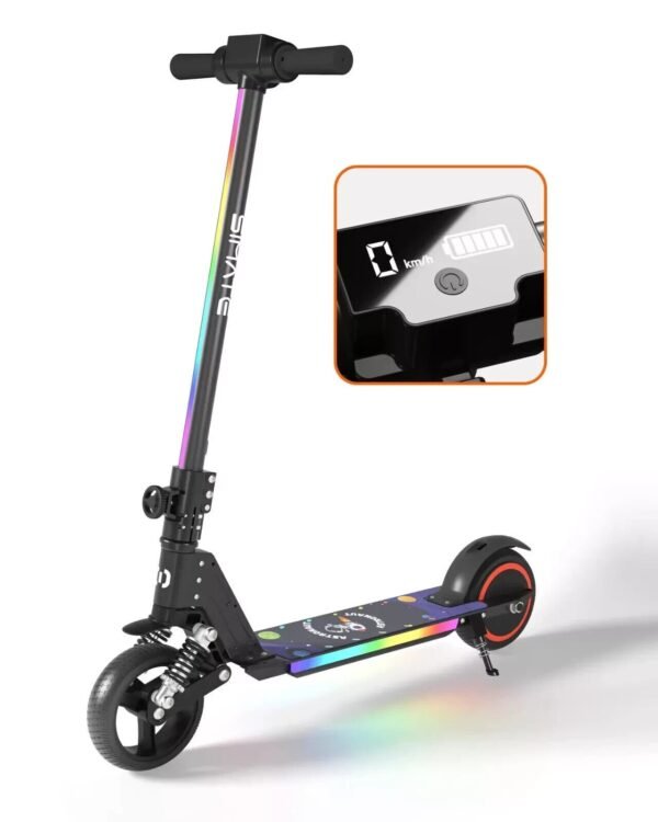 SIMATE S5 Foldable Electric Scooter with LED Display for Kids