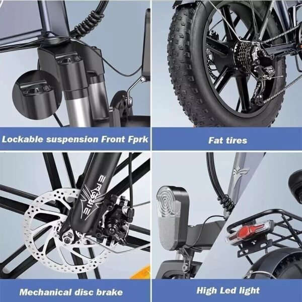 Engwe EP-2 Pro | All Terrain Tyres Folding Electric Bike - Image 16