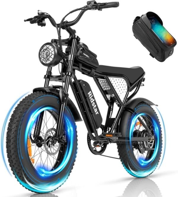 Ridstar Electric Bike Q20 – Durable, Powerful, and Eco-Friendly for All Terrains