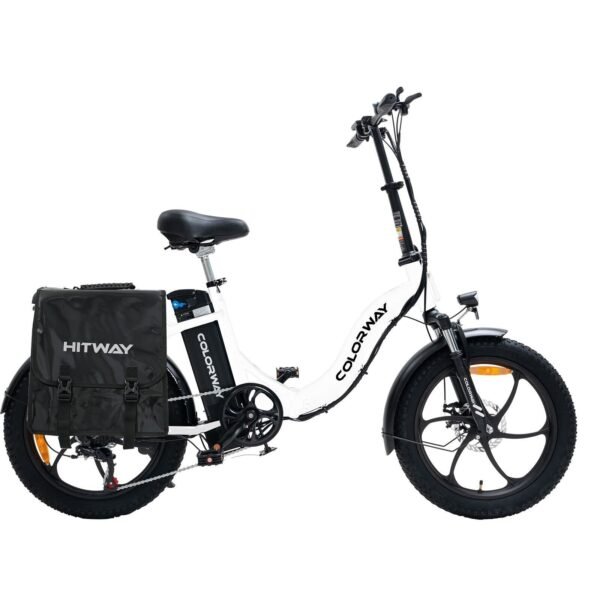 Colorway BK6S folding e-bike with pannier bag - Image 2