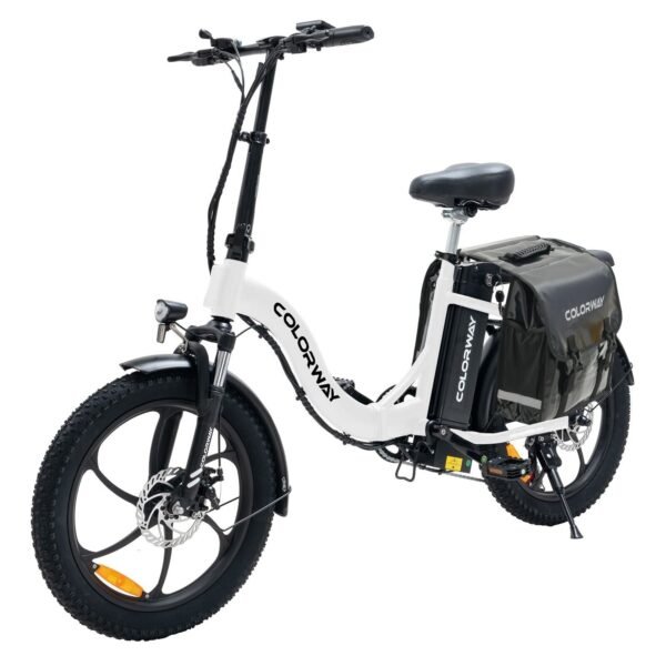 Colorway BK6S folding e-bike with pannier bag - Image 3