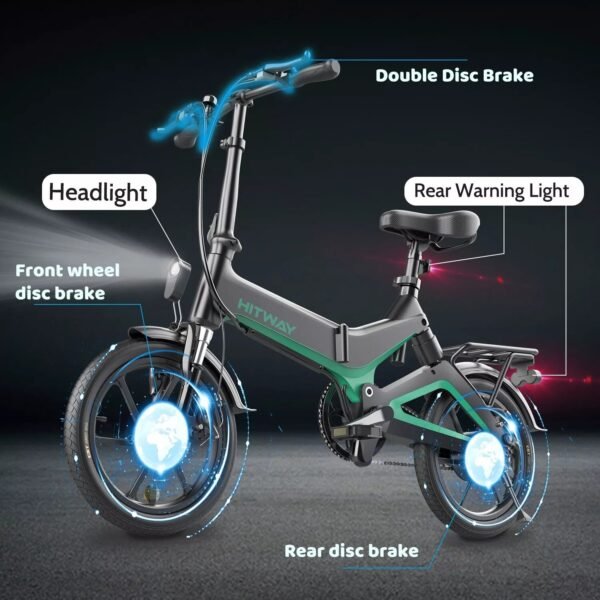 Hitway BK2 Folding Electric Bike - Image 9