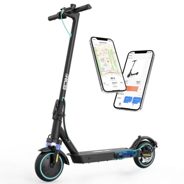 RCB R17 Electric Scooter Foldable for Adults & Teens – High-Performance Motor, Long-Range, and LED Lights