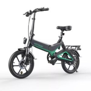 HITWAY BK2 Folding Electric Bike – 250W Motor, 35-70km Range