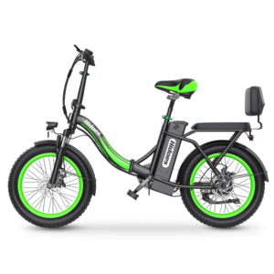 Hidoes C1 20-Inch Folding Electric Bike with 250W Motor, 48V 13Ah Battery, and Fat Tires – Compact, Portable E-Bike for City and Off-Road Riding.