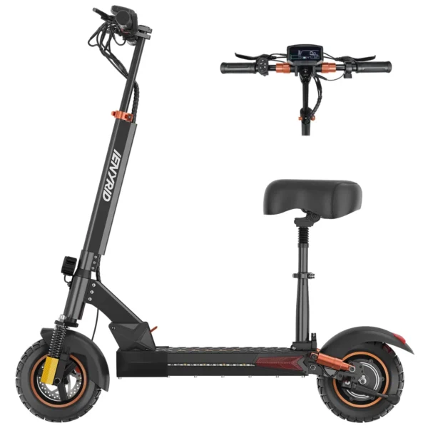 iENYRID M4 PRO S+ Electric Scooter with Seat – Powerful Motor, Dual Suspension & Off-Road Tires