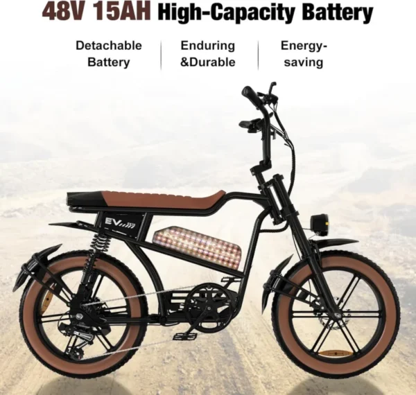 Evercross EK30 Electric Fat Tyre E-Bike for Adults - Image 6