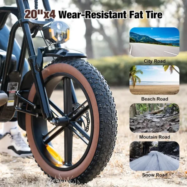 Evercross EK30 Electric Fat Tyre E-Bike for Adults - Image 5