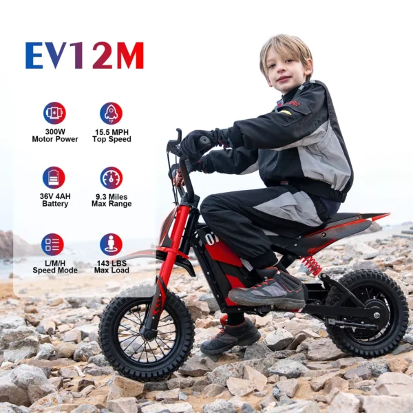 EVERCROSS EV12M Kids Electric Dirt Bike for kids - Image 9