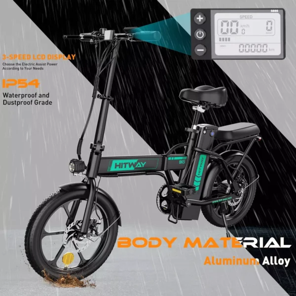 HITWAY BK5 250W FOLDING ELECTRIC BIKE - Image 13