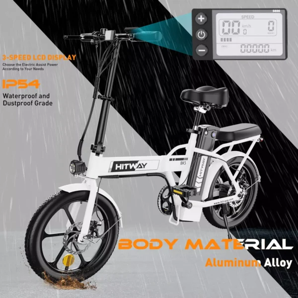 HITWAY BK5 250W FOLDING ELECTRIC BIKE - Image 6