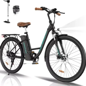 Colorway BK31 Electric Bike with 350W motor, 36V 15Ah battery, and 28-inch fat tires for commuting and adventure.